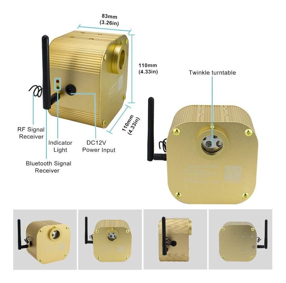 Kit De Luces De Techo De Estrella De Fibra Óptica Amki | Mercado Libre