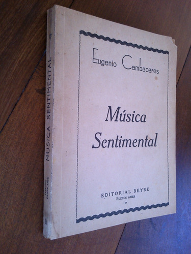 Música Sentimental - Eugenio Cambaceres