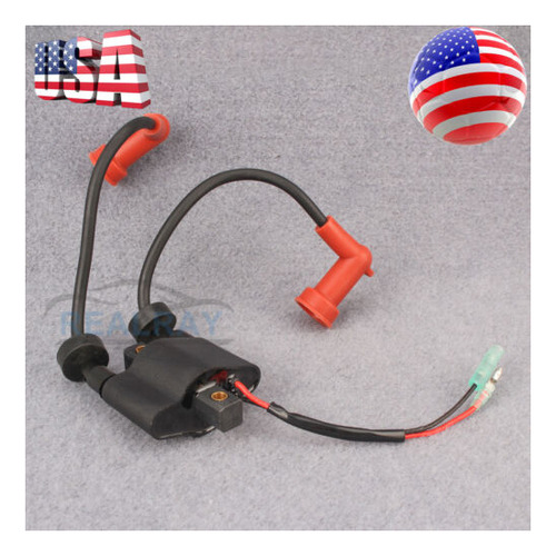 Boat Ignition Coil For Yamaha 8hp 01-2012 9.9hp 2009-201 Rrx