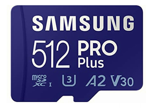 Samsung Pro Plus + Adaptador De 512 Gb Microsdxc Hasta 160