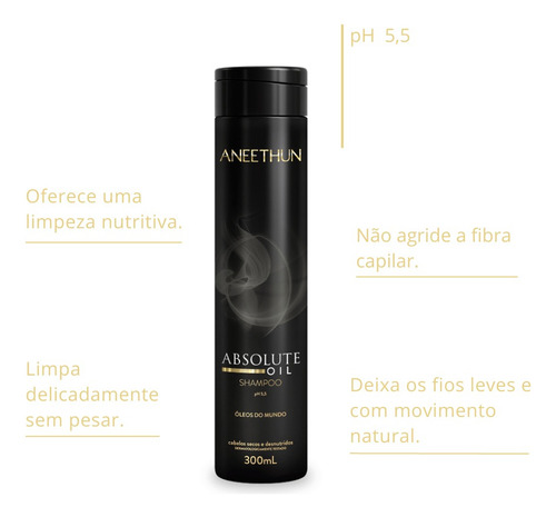 Shampoo Absolute Oil Aneethun - 300ml