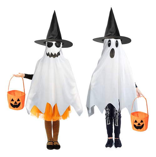 Yopyame 6 Piezas Disfraz De Fantasma De Halloween Para Niños