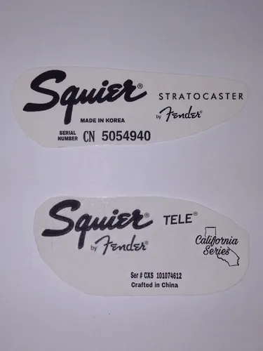 Squier stratocaster deals decal