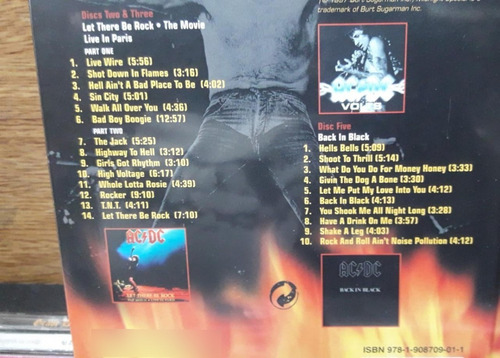 Ac/dc - Bonfire 5 Cd´s