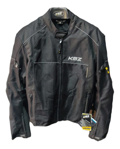 Chaqueta Moto! Marca Kmz Inka Negro Protecciones. 