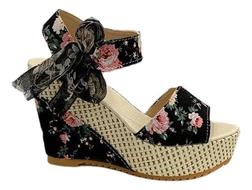 Oferta Especial Sandalia Huarache Plataforma Retro Moda