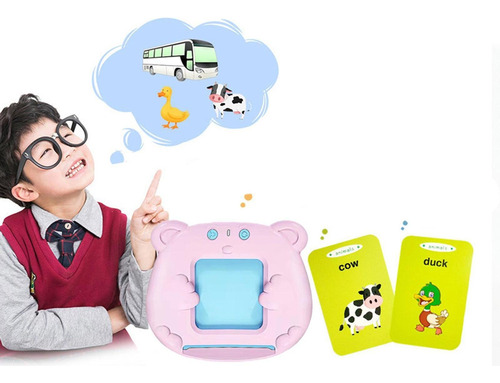 Máquina De Aprendizaje Para Niños De Azul Con 112 Cartas