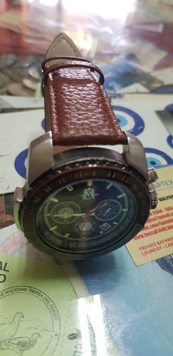 Reloj Alta Gama Cuero Crono Michael D