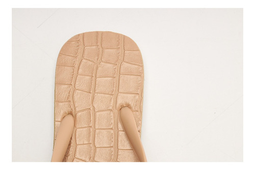 Imagem 5 de 6 de Chinelo Feminino De Dedo Rasteiro Nude My Shoes