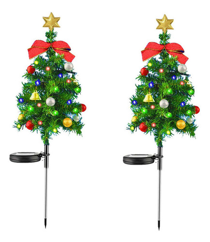 Luz Solar For Árbol De Navidad, Luces Solares De Estaca