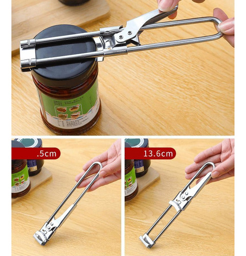 Abridor De Latas Manual Pinza De Botella Ajustable Abridor
