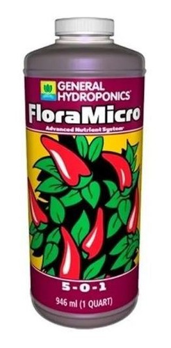 Fertilizante Floramicro 5-0-1 946ml - General Hydroponics