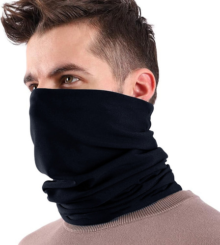 Pack 2 Bandanas Cuello Invierno Polainas Tubular Polar Frio