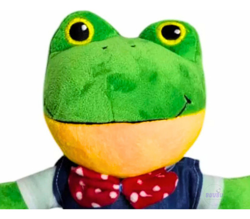 G Peluche Rana Rene De Lara 30cm Detalles Bordados