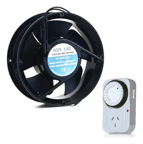 Cooler Turbina 220v 6 Pulgadas Con Temporizador Timer Indoor