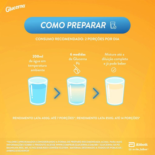 Glucerna Baunilha Com 850g Baunilha