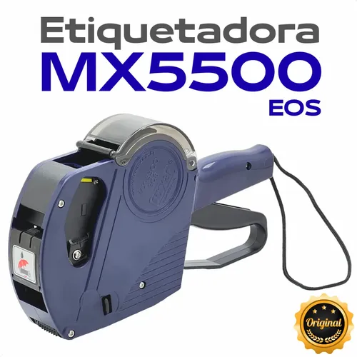 Etiquetadora Manual 8 Digitos Mx5500 Premium Original | MercadoLivre