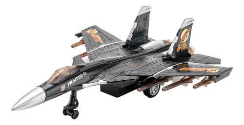Avión De Combate Fundido A Presión, Avión De Negro1c