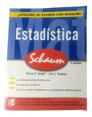 Estadística (schaum) 4a. Edición