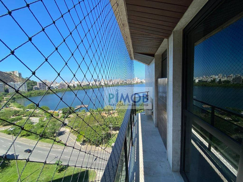 Imagem 17 de 27 de Espetacular Apartamento Com Vista Panorâmica E Com 4 Quartos À Venda, 200 M² Por R$ 4.700.000 - Lagoa - Rio De Janeiro/rj - Ap1309