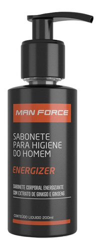 Sabonete Corporal E Intimo Masculino Man Force Energizer