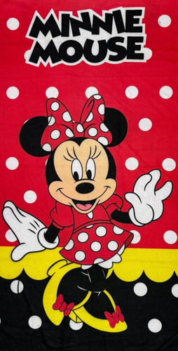 Toalha De Banho Personagens Minnie Mouse-1 Cor Minnie-mouse-1 Liso