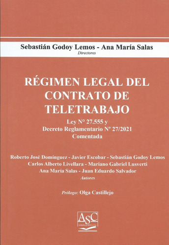 Régimen Legal Del Contrato De Teletrabajo Godoy Lemos