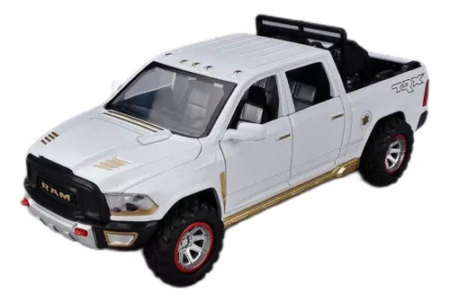 Dodge Ram Trx Miniatura Metal Coche Con Luces Y Sonido 1:32