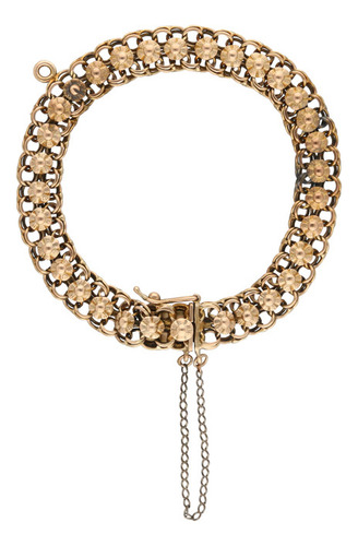 Pulsera De 8k Oro Amarillo, 17.6 Gramos Amarillo 0 Mm 18.5 Cm