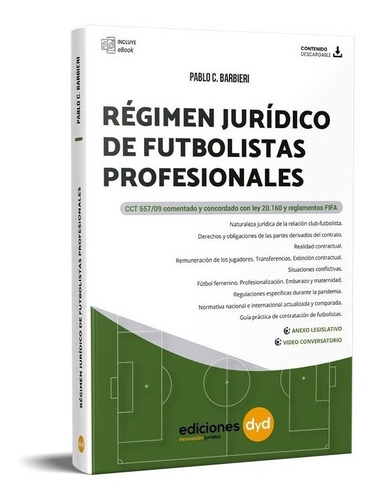 Libro Regimen Juridico De Futbolistas Profesionales