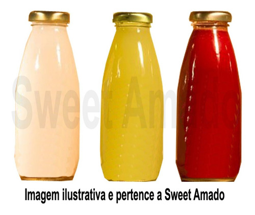 Imagem 5 de 5 de 10 Pote Garrafa Leiteira Condimento Suco 300ml Lembrancinha