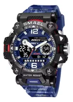 Comprar Reloj Deportivo Táctico Azul Militar Smael Hombre Azul Militar Negro Azul Militar