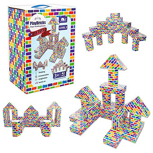 Bloques De Cartón Deluxe Jumbo, Juego De Ladrillos De ...