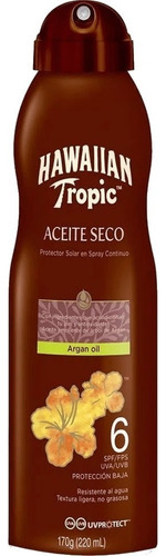 Hawaiian Tropic Aceite Seco Oil Argan Spf6  220ml 