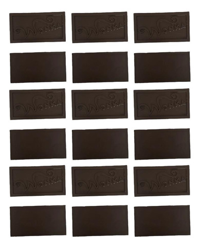 Barras De Chocolate Wonka 50 Piezas