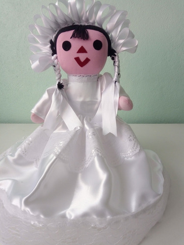Imagen 2 de 4 de Novia María Muñeca Grande Artesanal