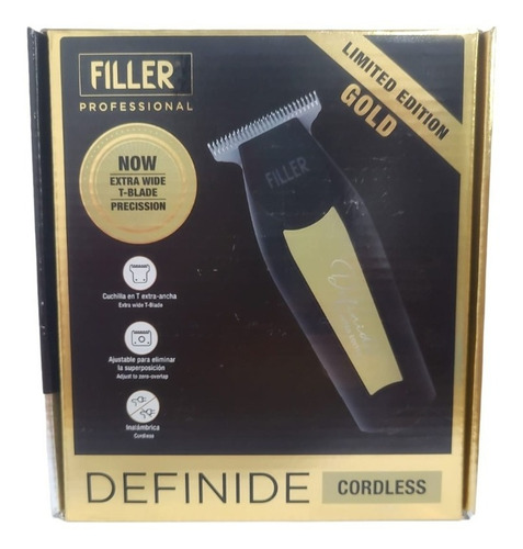Imagen 3 de 4 de Maquina Patillera Filler Profesional Definide Cordless Gold