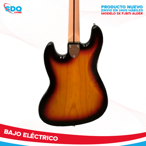 Bajo 4 Cuerdas Eléctrico Sx Jazz Bass American Alder