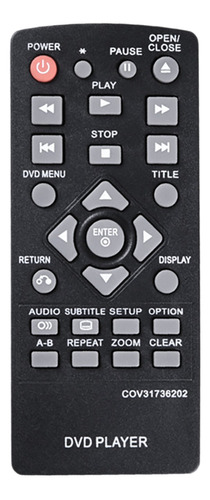 Control Remoto Para Reproductor De Dvd LG Cov31736202