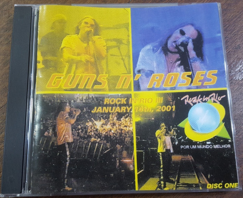 Guns N' Roses - Rock In Rio 3 2001 Vol 1 Cd Slash Metallica