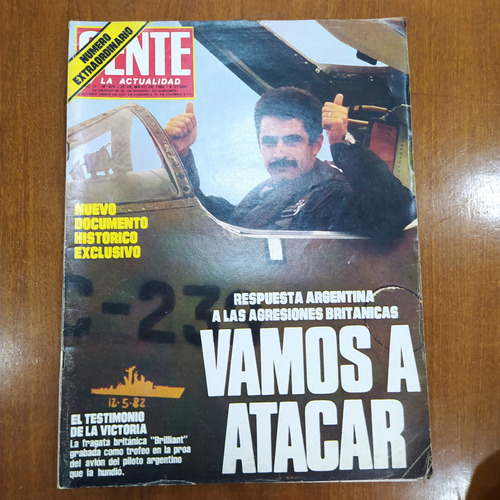 Revista Gente N° 878 20/5/82 Guerra De Malvinas