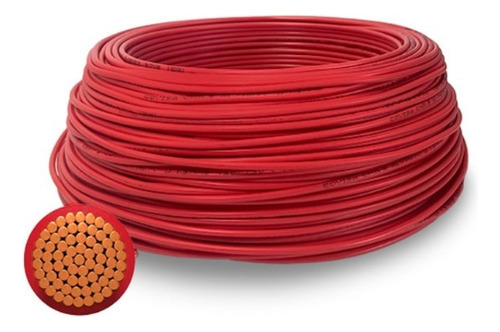 Cable Libre De Halógenos 1.5mm Rojo (r100)