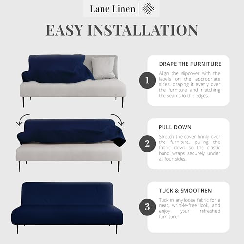 Funda De Sofá Cama Futón De Lane Linen - Funda Elástica Para