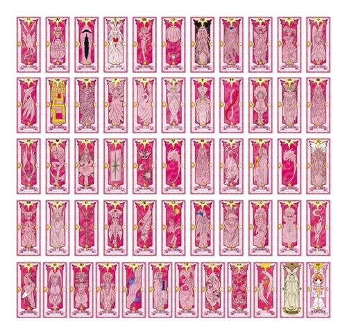 56 Cartas Sakura Card Captor Clow Cosplay Anime G-y109