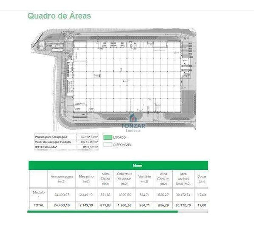 Imagem 11 de 11 de Galpão Monousuário Para Locação, Jardim São Camilo, Hortolândia. - Ga0716