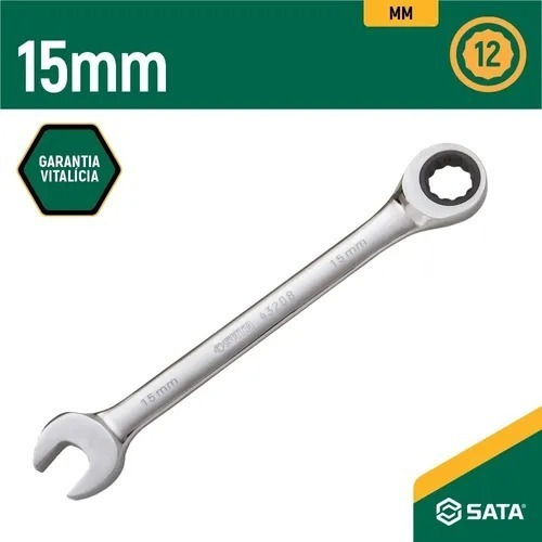 Chave Catraca Combinada Sata 15mm