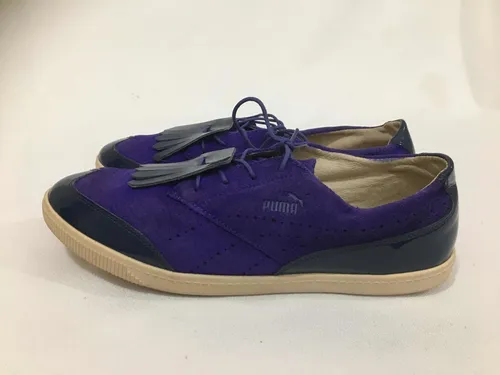 Zapatos puma top morados usados