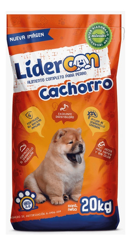 Croqueta Para Perro Lidercan Para Cachorro 20kg