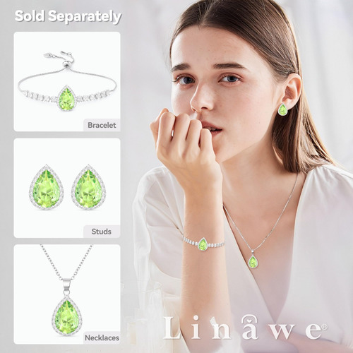 Linawe Collar De Plata Para Mujer, Gargantilla Collar Cadena