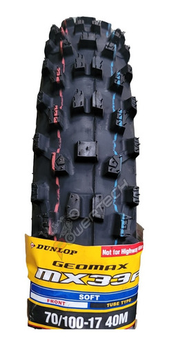 Cubierta Dunlop Mini Cross Delantera 70 / 100 - 17